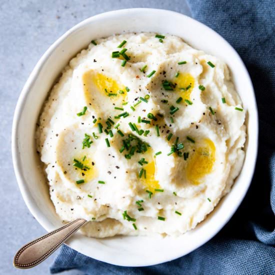 The Best Mashed Cauliflower
