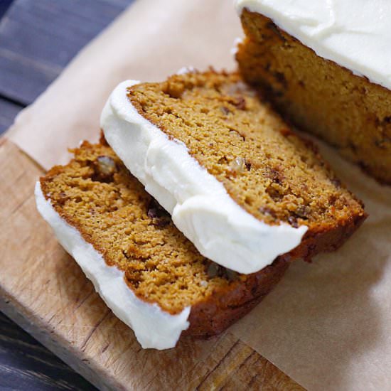 SCD Iced Pumpkin Bread