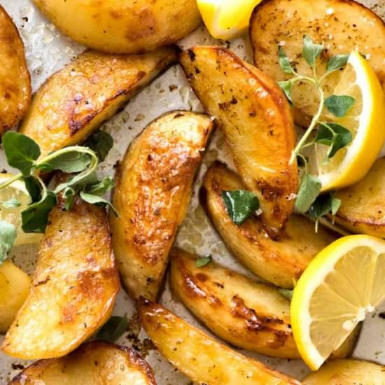 Greek Lemon Potatoes