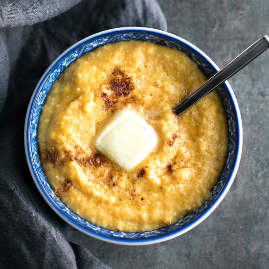 Instant Pot Pumpkin Grits