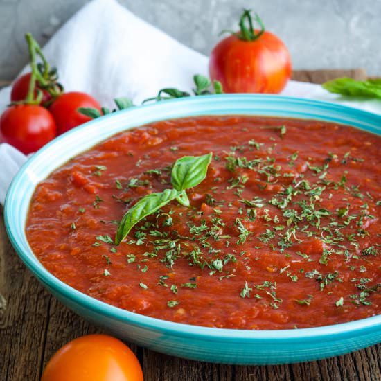 Garden Fresh Tomato Sauce