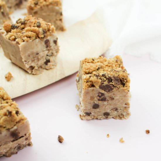 Chocolate Chip Cookie Dough Fudge