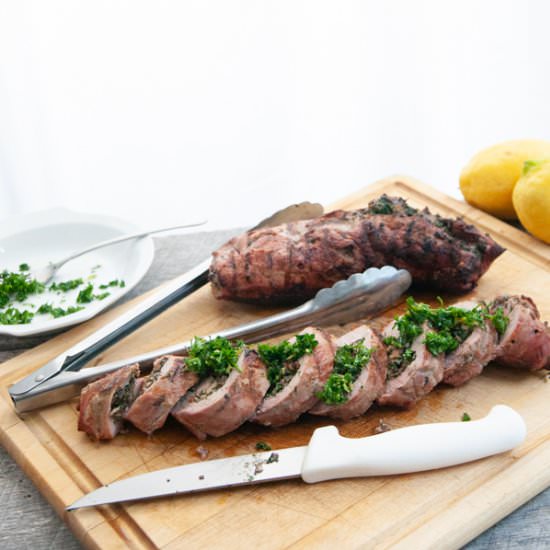 Grilled Stuffed Tenderloin
