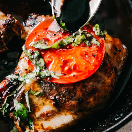 Caprese Pork Chops
