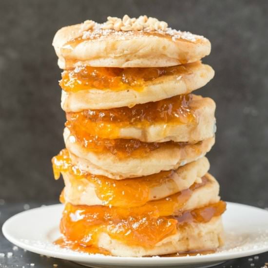 Flourless Pumpkin Spice Pancakes