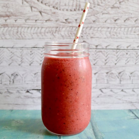 Green Tea Berry Smoothie
