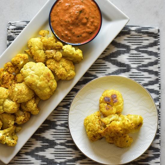 Turmeric Roasted Cauliflower