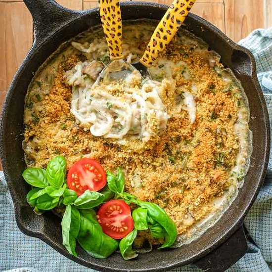 GF Mushroom Zucchini Tetrazzini
