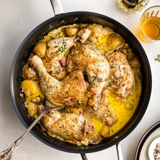 One-pot creamy chicken casserole