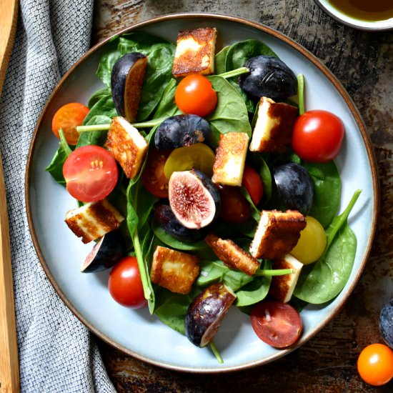 Fig & Halloumi Salad