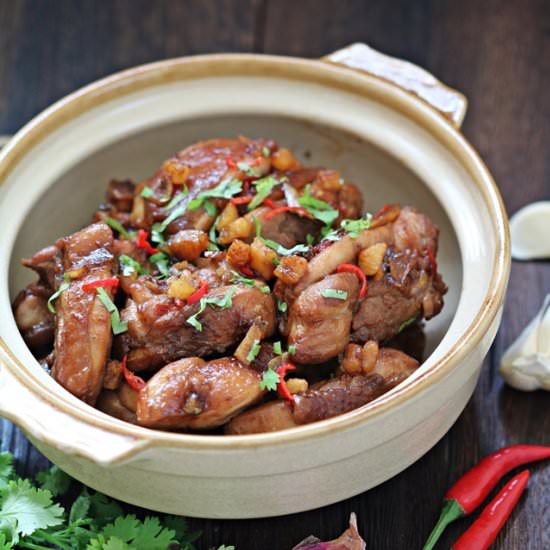 Stir Fry Chicken with salted Fish