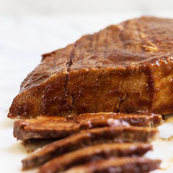 Smoky Beer Braised Brisket
