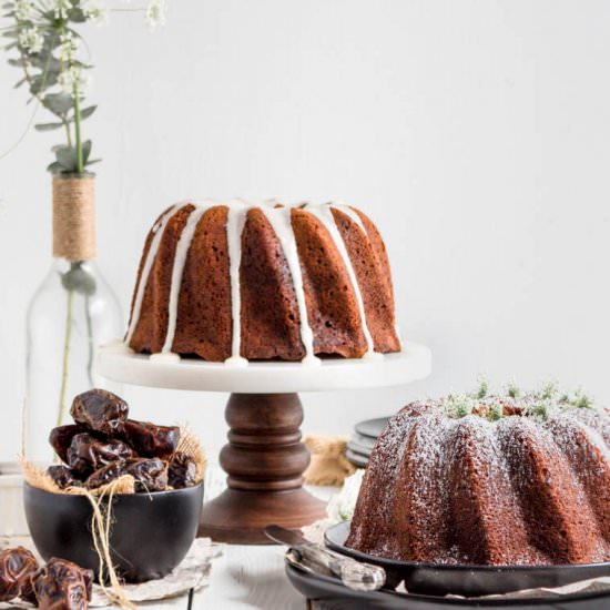 Dates Cake With Coffee