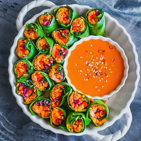 Thai Vegetable Tuna Rolls