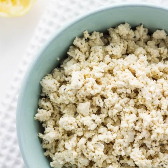herbed tofu crumble