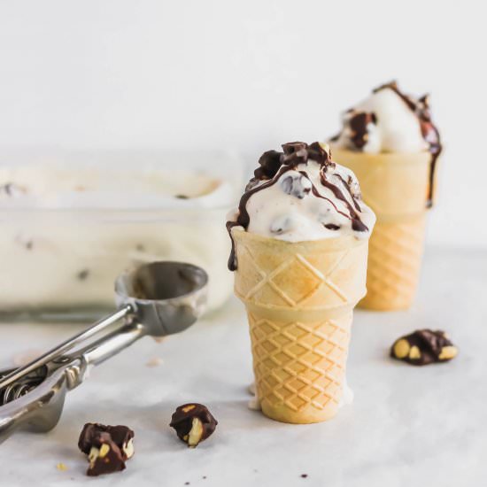 Tin Roof Ice Cream (No-Churn)