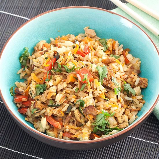 Low Fodmap Tuna Fried Rice