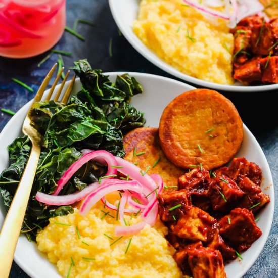 Southern BBQ Tofu Comfort Bowl