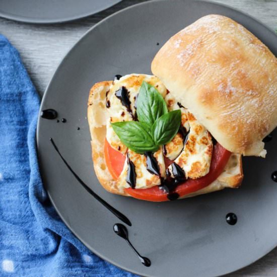 Grilled Halloumi Sandwiches