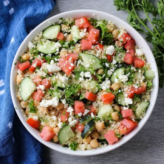 Couscous and Chickpea Salad