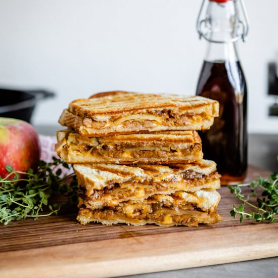 Maple Apple & Tempeh Bacon Panini