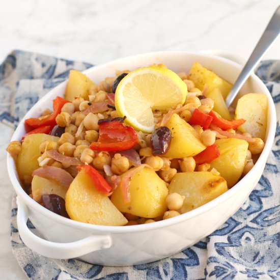 Greek Lemon Roasted Potatoes
