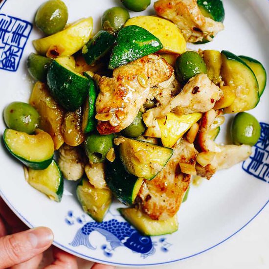 Chicken Zucchini Stir-Fry