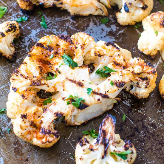 Grilled Cauliflower Steak