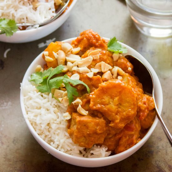 Tofu & Plantain Curry