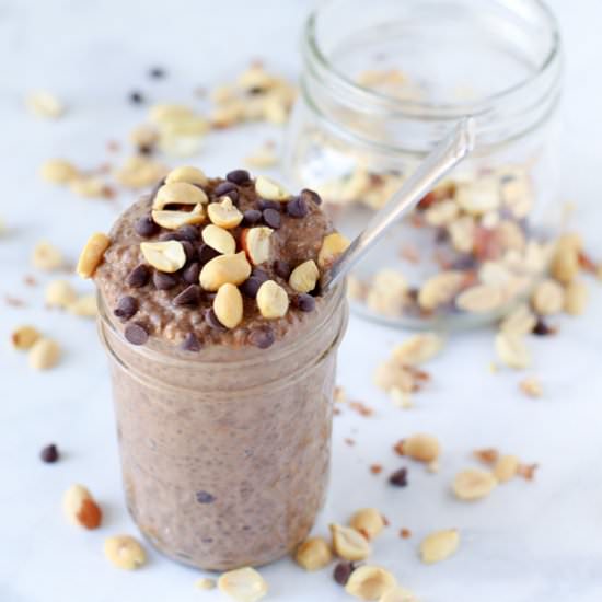 Butterfinger Chia Pudding