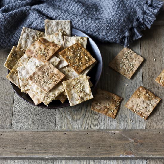 Savory Lavash Crackers