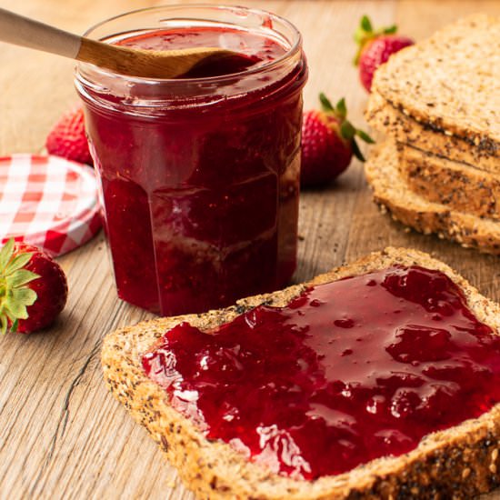 Microwave Strawberry Jam