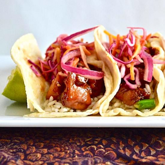 Teriyaki Chicken Tacos