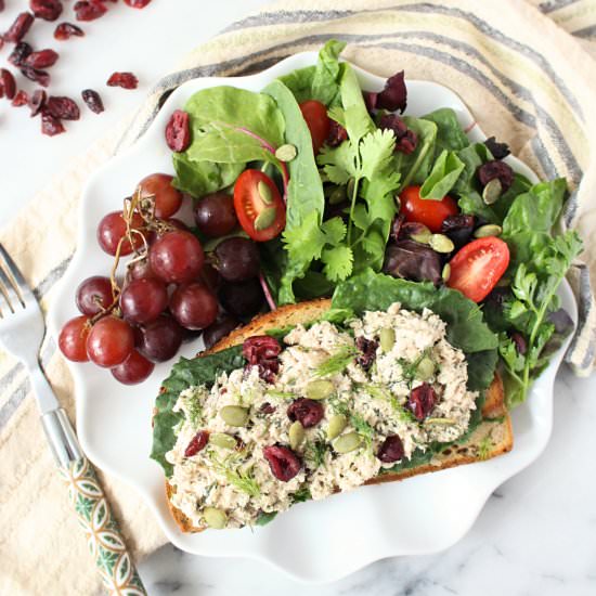 Healthy Tuna Salad With Cranberries