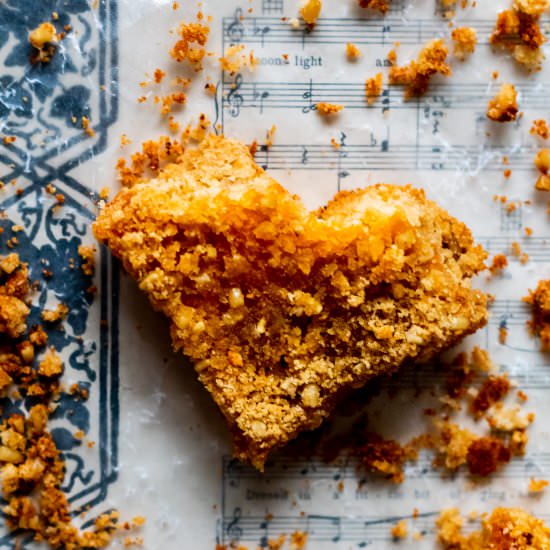 Gluten Free Oatmeal Apricot Bars