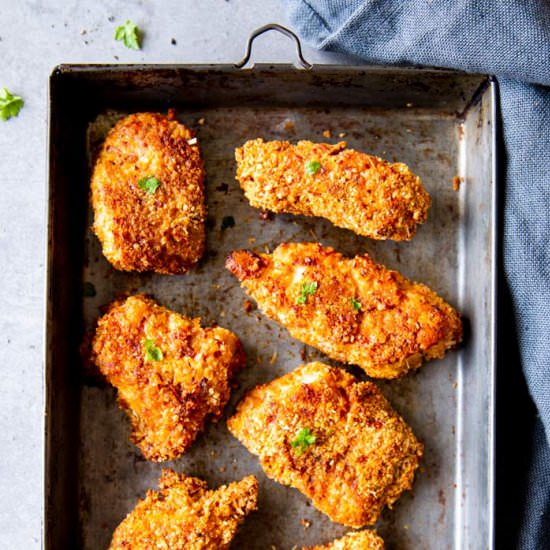 Low Carb Oven Fried Fish