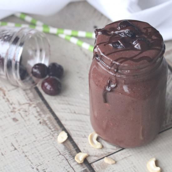 Vegan Chocolate Cherry Smoothie