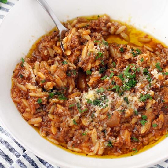 Manestra (Greek-Style Orzo)