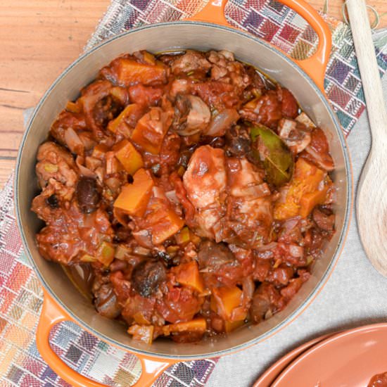 Chicken cacciatore