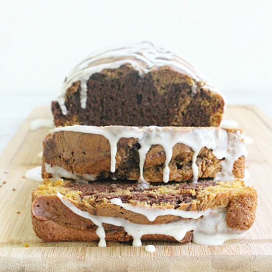 Chocolate Swirled Pumpkin Bread