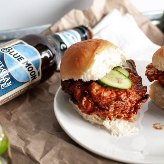 Hot Chicken Sliders