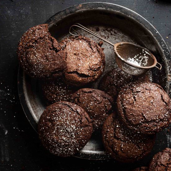 Chocolate Gingerbread Cookies