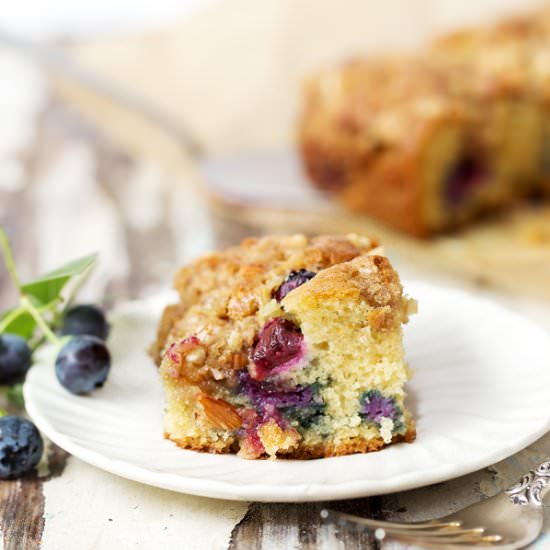 Blueberry Butter Cake