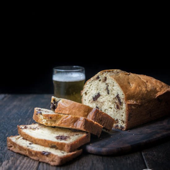 One Bowl Chocolate Chip Beer Bread