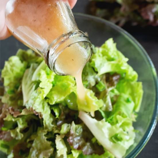 Everyday Green Salad + Vinaigrette
