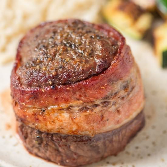 Bacon Wrapped Filet Mignon