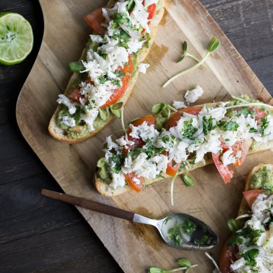 Lump Crab Toast