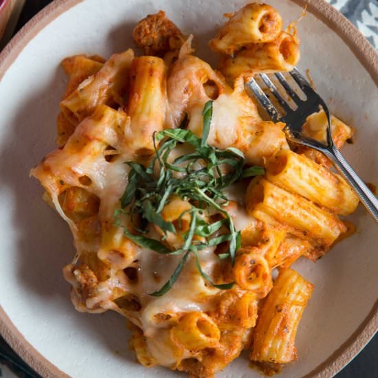 Simple Baked Ziti