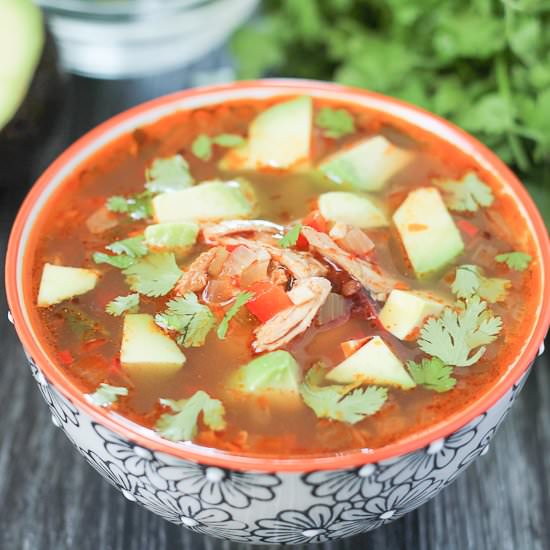 Chipotle Chicken Lime Soup