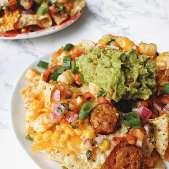 Shrimp & Chorizo Nachos